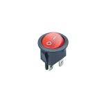 Кнопка KCD1-2 4pin червона прозора